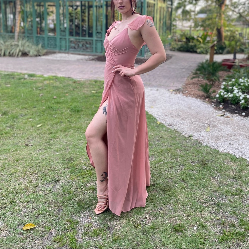 David’s bridal bridesmaid dress